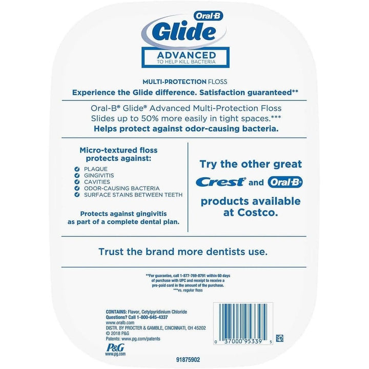 Oral-B Glide Advanced Floss 6 Pack Image 2