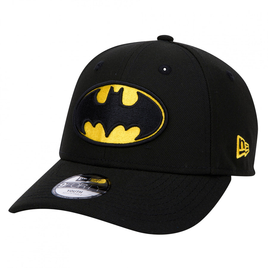 Batman Classic Logo Youth Era 9Forty Adjustable Hat Image 1