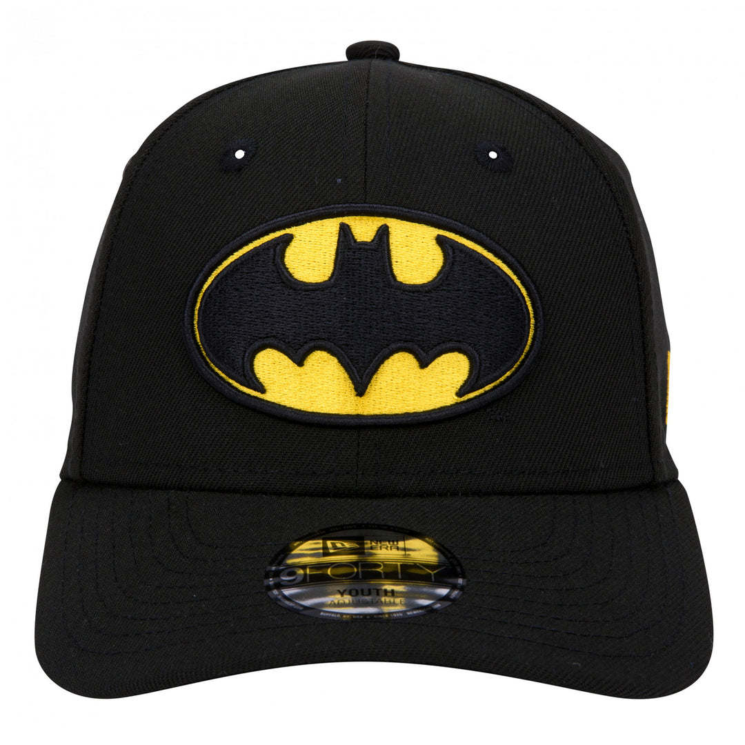 Batman Classic Logo Youth Era 9Forty Adjustable Hat Image 2