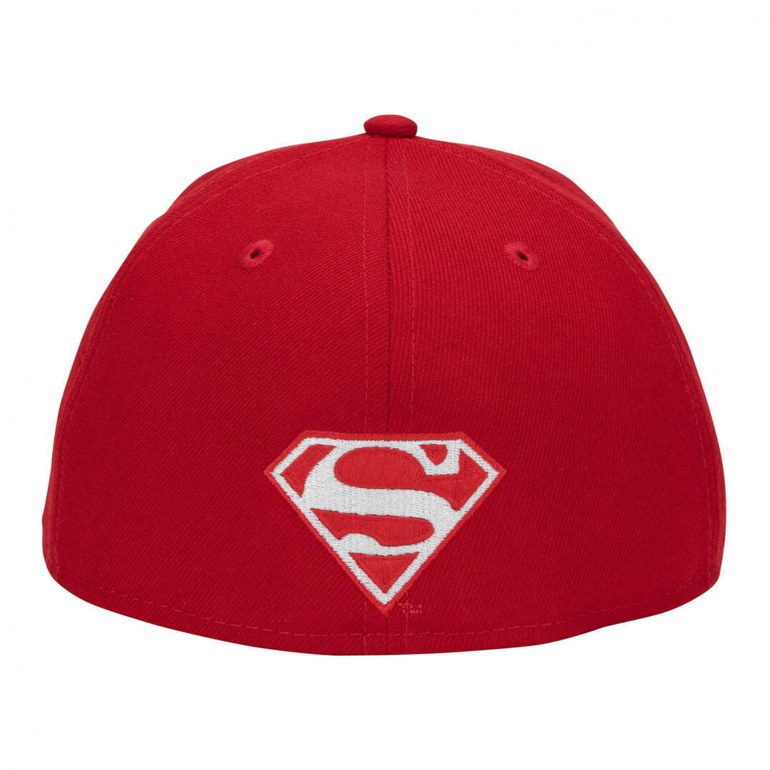 Superman Low Profile Red Era 59Fifty Fitted Hat Image 3