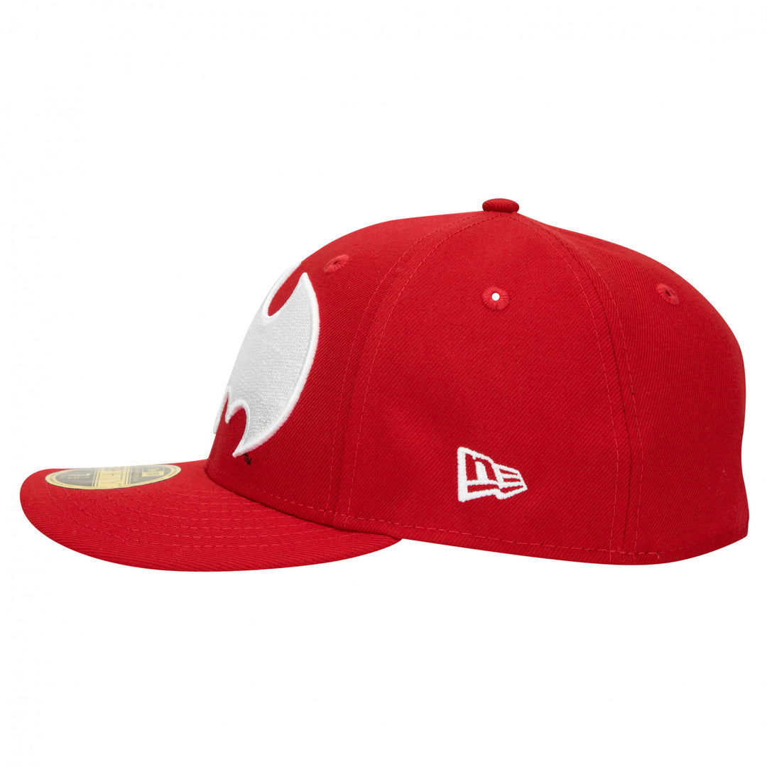 Batman Low Profile Red Era 59Fifty Fitted Hat Image 3