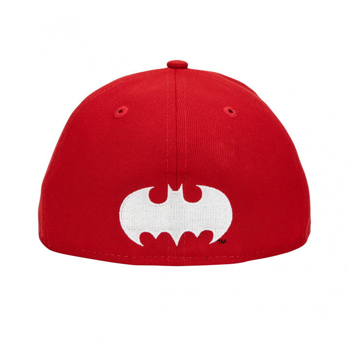 Batman Low Profile Red Era 59Fifty Fitted Hat Image 4