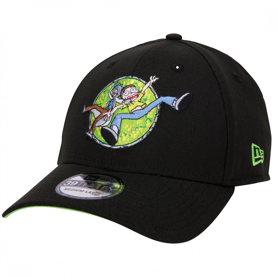 Rick and Morty Escape Through The Portal Era 39Thirty Fitted Hat Image 1