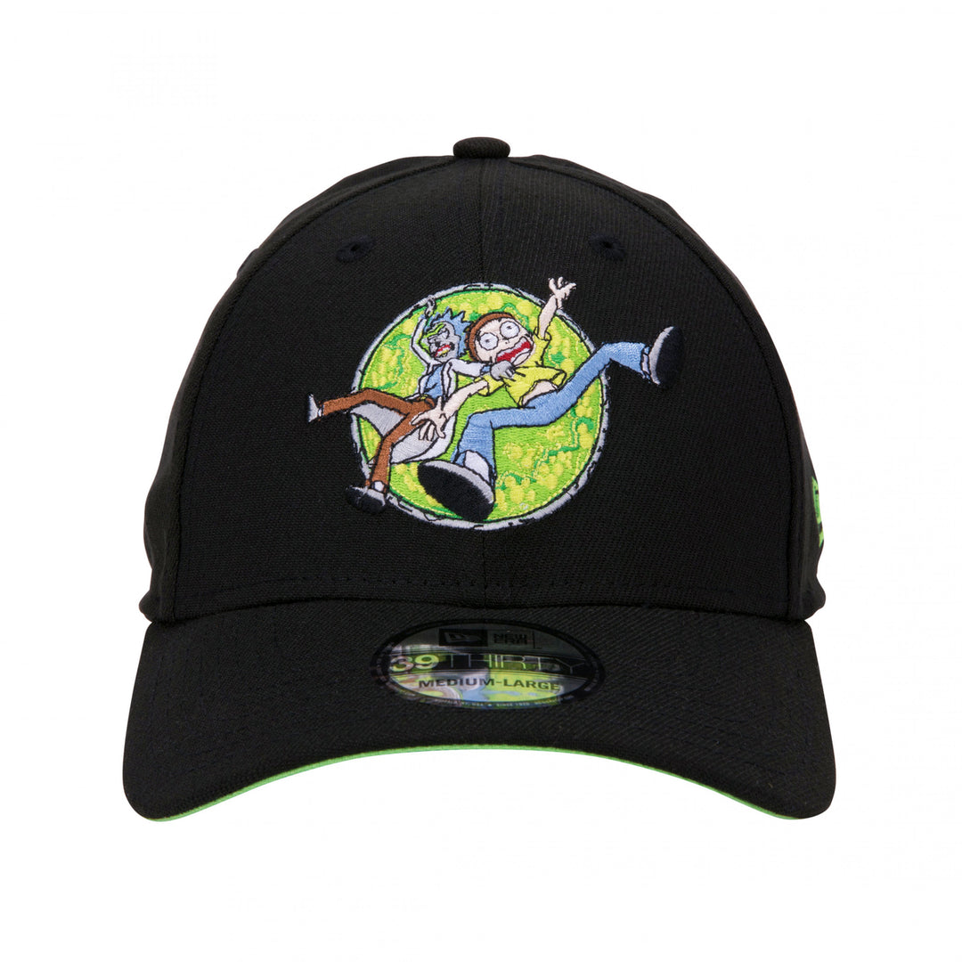 Rick and Morty Escape Through The Portal Era 39Thirty Fitted Hat Image 2