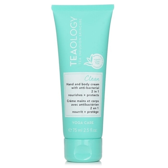Teaology - Yoga Care Clean 2 in 1 Anti Bacterial Hand and Body Cream(75ml/2.5oz) Image 1