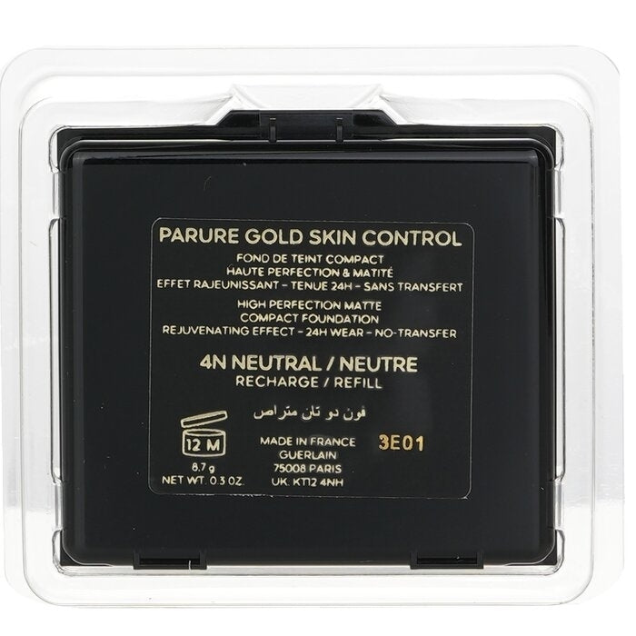 Guerlain - Parure Gold Skin Control High Perfection Matte Compact Foundation Refill - 4N(8.7g/0.3oz) Image 2