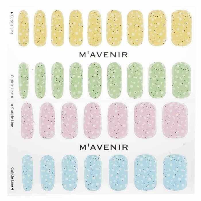 Mavenir - Nail Sticker (Assorted Colour) -  Pastel Cereal Nail(32pcs) Image 2