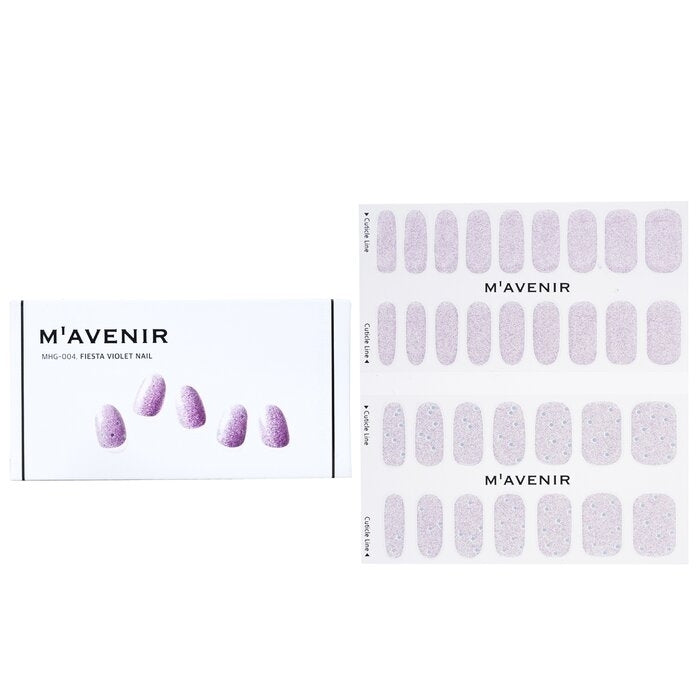 Mavenir - Nail Sticker (Purple) -  Fiesta Violet Nail(32pcs) Image 1
