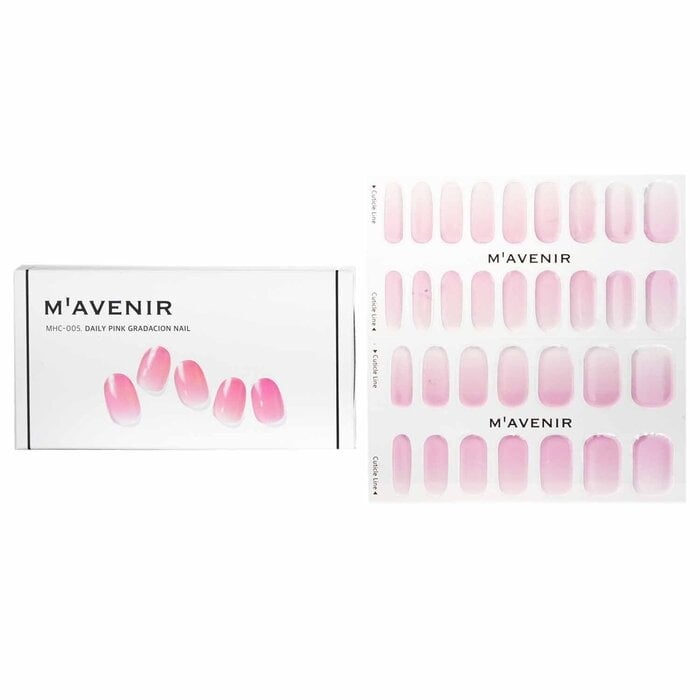 Mavenir - Nail Sticker (Pink) -  Daily Pink Gradacion Nail(32pcs) Image 1