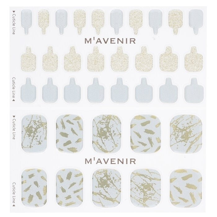 Mavenir - Nail Sticker (Patterned) -  Powder Of Gold Pedi(36pcs) Image 2