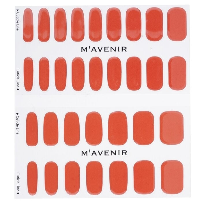 Mavenir - Nail Sticker (Red) -  Red Cocktail Nail(32pcs) Image 2