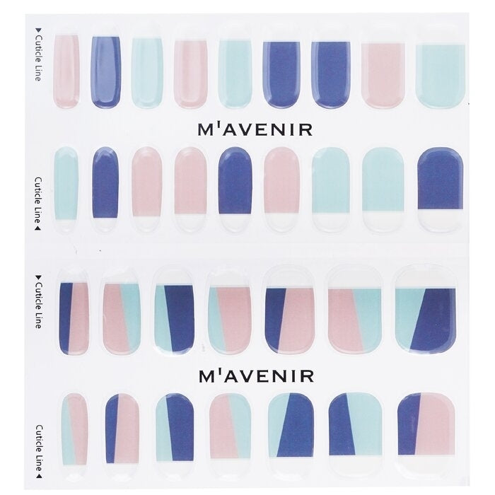 Mavenir - Nail Sticker (Assorted Colour) -  French Pastel Nail(32pcs) Image 2
