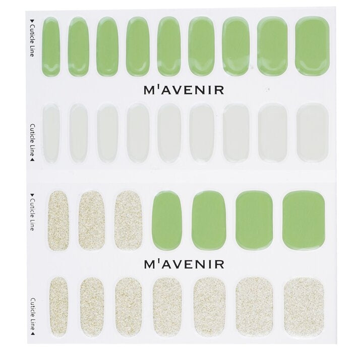 Mavenir - Nail Sticker (Green) -  Brillante Green Nail(32pcs) Image 2