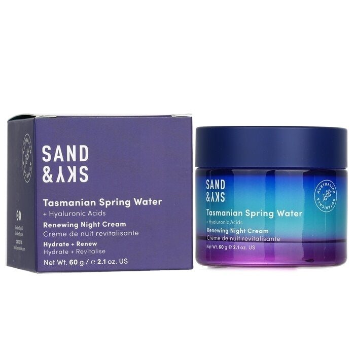 Sand and Sky - Tasmanian Spring Water - Renewing Night Cream(60g/2.1oz) Image 1