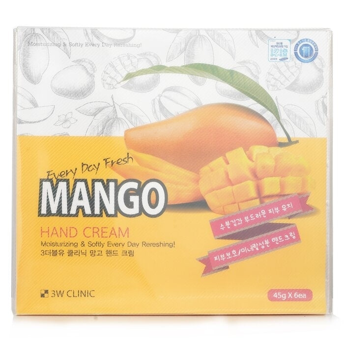 3W Clinic - Hand Cream - Mango(45g x 6) Image 2