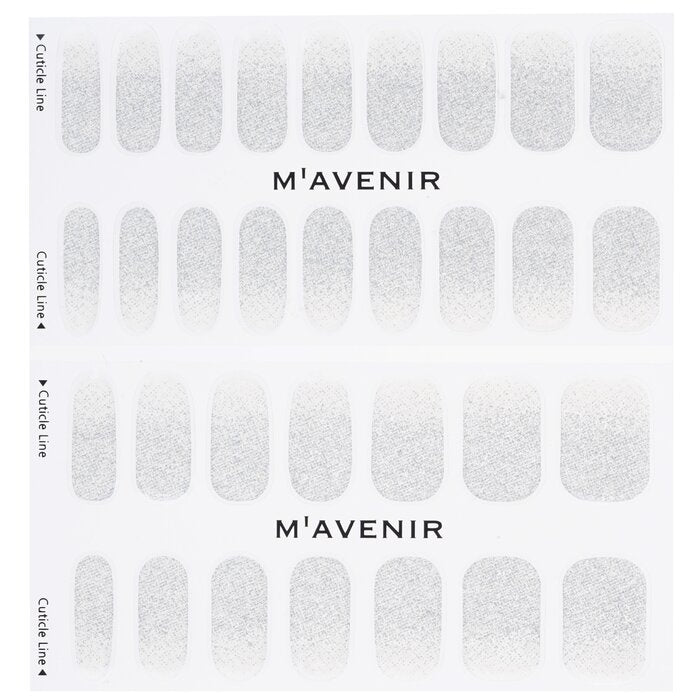 Mavenir - Nail Sticker (Grey) -  Fiesta Silver Nail(32pcs) Image 2