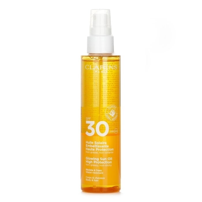 Clarins - Glowing Sun Body Oil High Protection SPF 30(150ml/5oz) Image 1