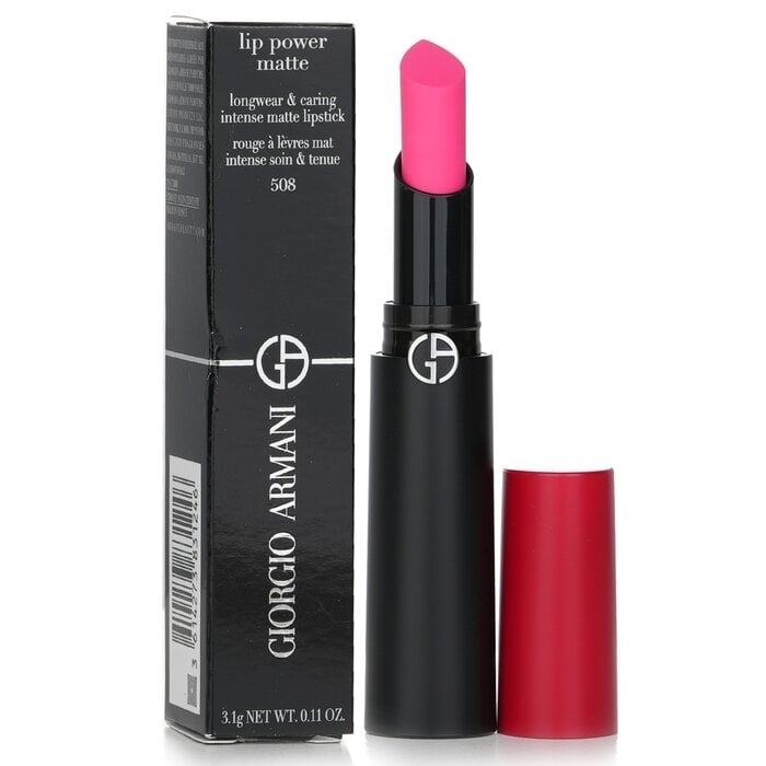 Giorgio Armani - Lip Power Matte Longwear and Caring Intense Matte Lipstick - 508 Eccentric(3.1g/0.11oz) Image 1