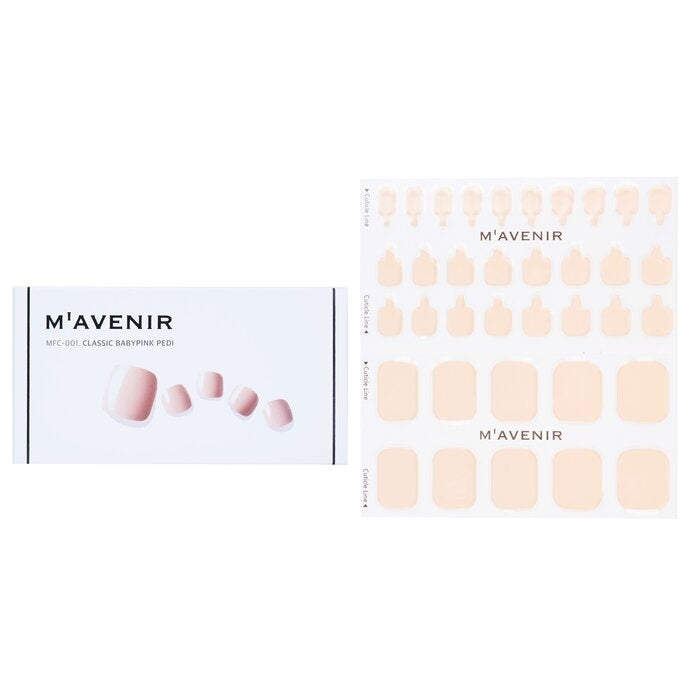 Mavenir - Nail Sticker (Pink) -  Classic Babypink Pedi(36pcs) Image 1