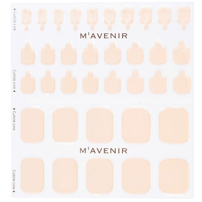 Mavenir - Nail Sticker (Pink) -  Classic Babypink Pedi(36pcs) Image 2