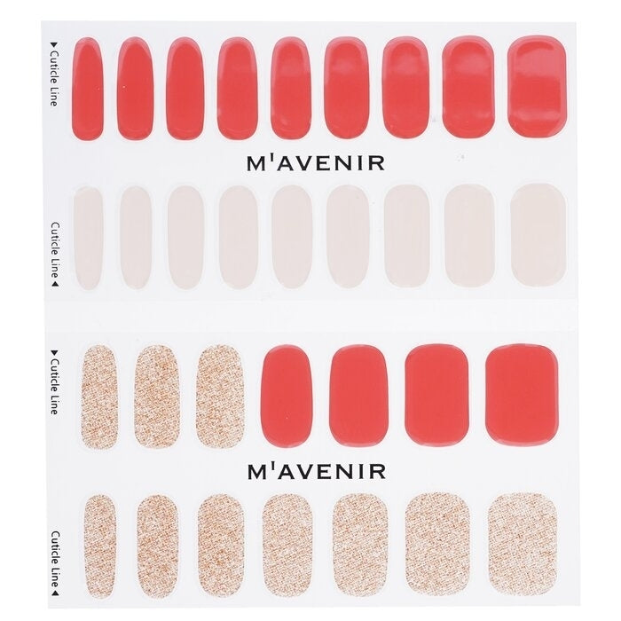 Mavenir - Nail Sticker (Pink) -  Brillante Rose Nail(32pcs) Image 2