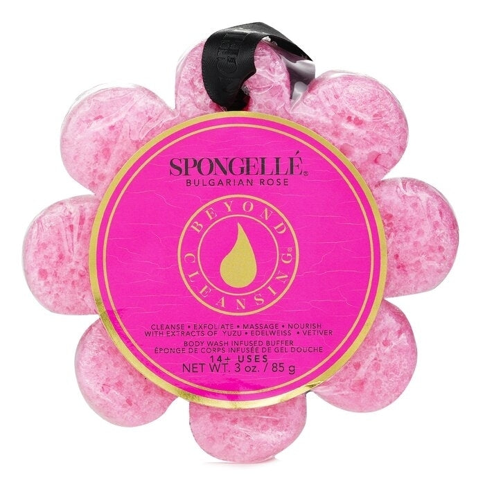 Spongelle - Wild Flower Soap Sponge - Bulgarian Rose (Pink)(1pc/85g) Image 1