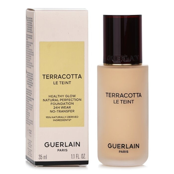 Guerlain - Terracotta Le Teint Healthy Glow Natural Perfection Foundation 24H Wear No Transfer - 2W Warm(35ml/1.1oz) Image 1