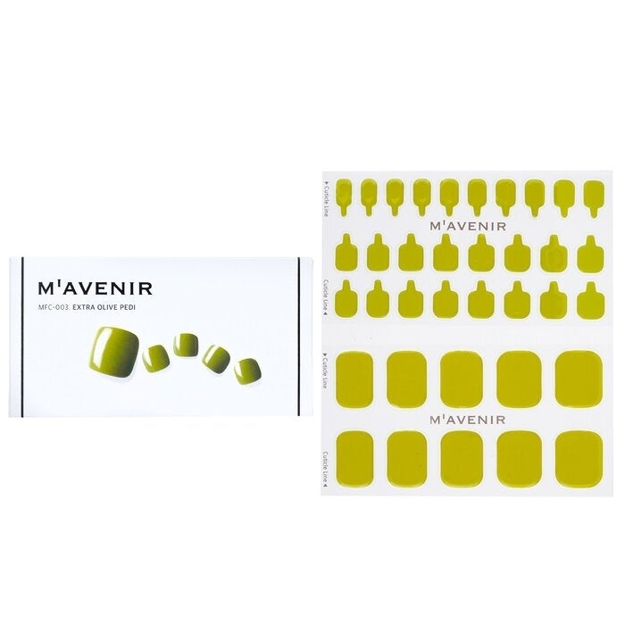 Mavenir - Nail Sticker (Green) -  Extra Olive Pedi(36pcs) Image 1