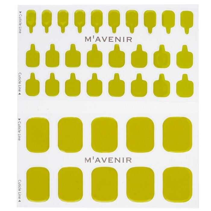 Mavenir - Nail Sticker (Green) -  Extra Olive Pedi(36pcs) Image 2