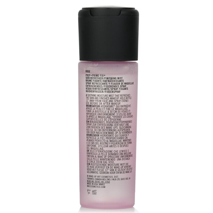 MAC - Prep + Prime Fix+ Finishing Mist -  Rose (box slightly damage)(100ml/3.4oz) Image 2