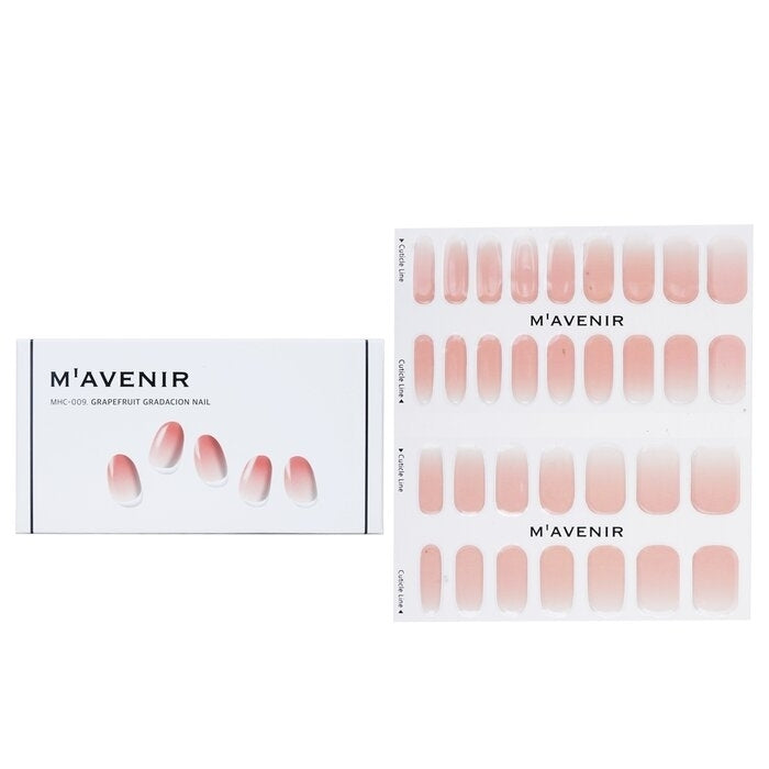Mavenir - Nail Sticker (Pink) -  Grapefruit Gradacion Nail(32pcs) Image 1