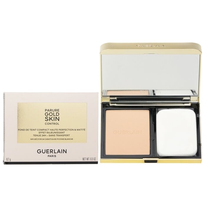 Guerlain - Parure Gold Skin Control High Perfection Matte Compact Foundation - 3N(8.7g/0.3oz) Image 1