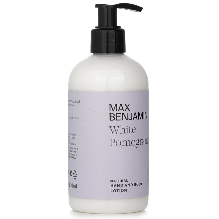 Max Benjamin - Natural Hand and Body Lotion - White Pomegranate(300ml) Image 1