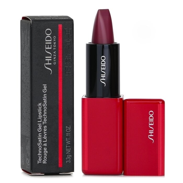 Shiseido - Technosatin Gel Lipstick - 411 Scarlet Cluster(3.3g/0.11oz) Image 1