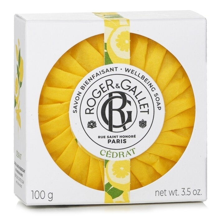 Roger and Gallet - Citron Wellbeing Soap(100g/3.5oz) Image 2