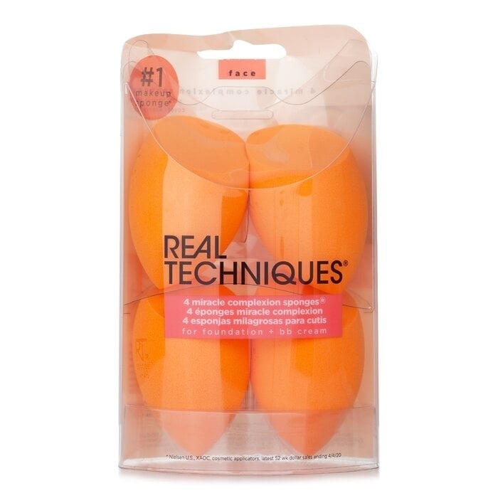 Real Techniques - 4 Miracle Complexion Sponges(set) Image 1