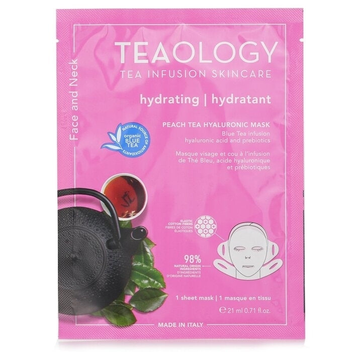 Teaology - Peach Tea Hyaluronic Face and Neck Mask(21ml/0.17oz) Image 1
