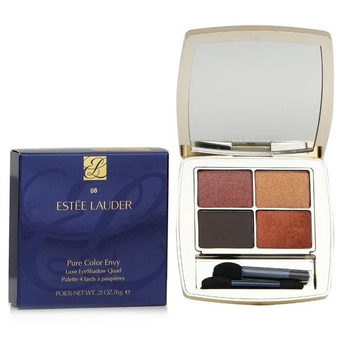 Estee Lauder - Pure Color Envy Luxe Eyeshadow Quad 08 Wild Earth(6g/0.21Oz) Image 1