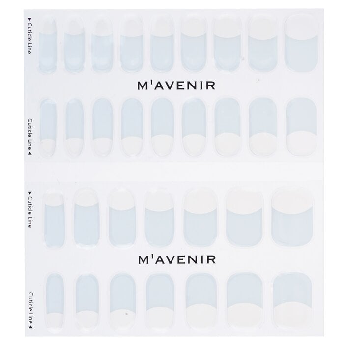 Mavenir - Nail Sticker (White) -  White Deep French Nail(32pcs) Image 2