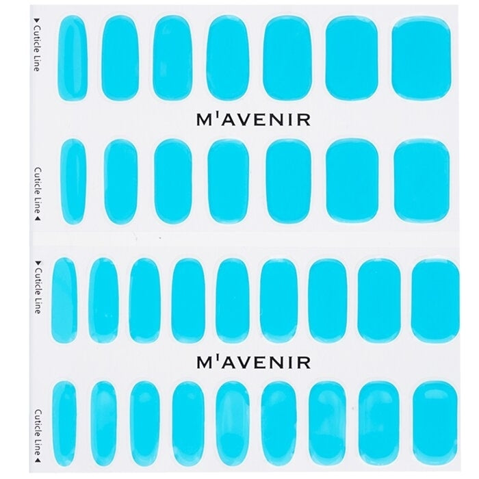 Mavenir - Nail Sticker (Blue) -  Classic Mint Nail(32pcs) Image 2