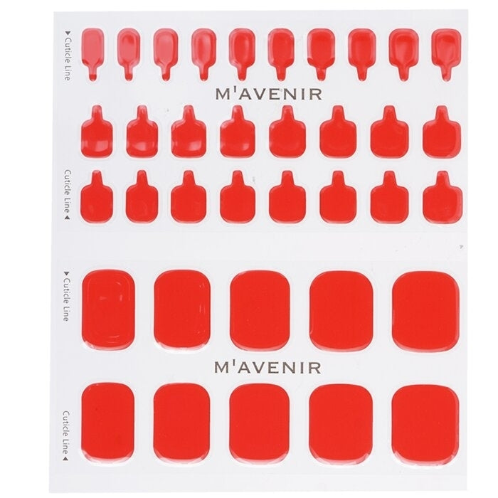 Mavenir - Nail Sticker (Red) -  Red Sangria Pedi(36pcs) Image 2