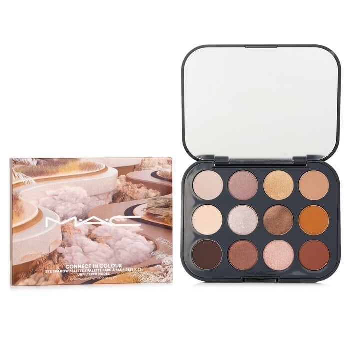 MAC - Connect In Colour Eye Shadow (12x Eyeshadow) Palette - Unfiltered Nudes(12.2g/0.43oz) Image 2