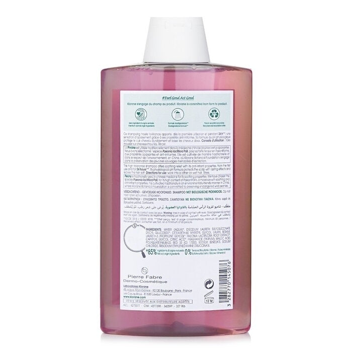 Klorane - Klorane Shampoo Peony Extract Irritated Scalp(400ml/13.5oz) Image 3