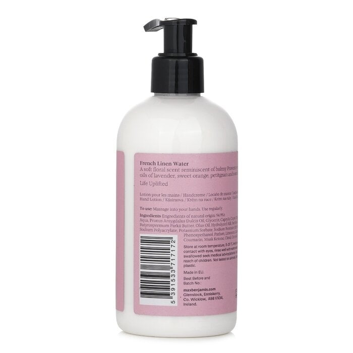 Max Benjamin - Natural Hand and Body Lotion - French Linen Water(300ml) Image 2