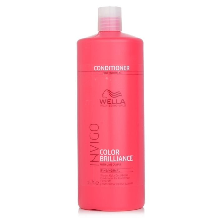 Wella - Invigo Color Brilliance With Lime Caviar Vibrant Color Conditioner(1000ml/33.8oz) Image 1