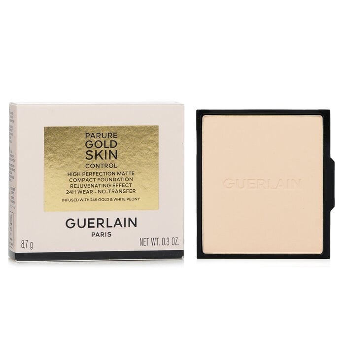 Guerlain - Parure Gold Skin Control High Perfection Matte Compact Foundation Refill - 0N Neutral(8.7g/0.3oz) Image 1