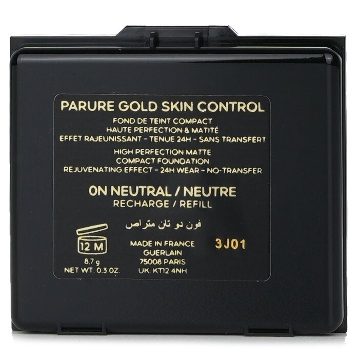 Guerlain - Parure Gold Skin Control High Perfection Matte Compact Foundation Refill - 0N Neutral(8.7g/0.3oz) Image 2