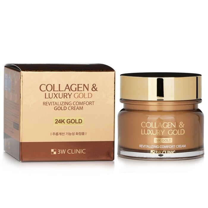 3W Clinic - Collagen and Luxury Gold Revitalizing Comfort Gold Cream(100ml/3.53oz) Image 1