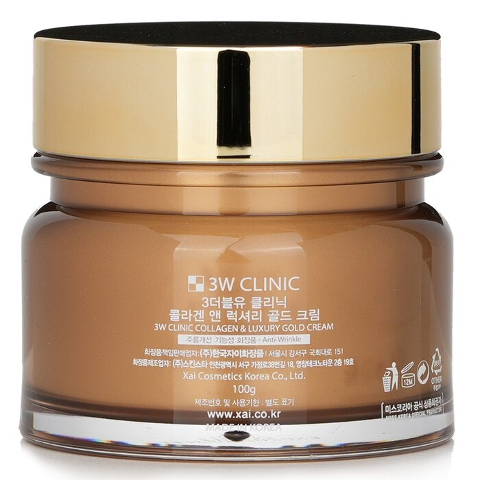 3W Clinic - Collagen and Luxury Gold Revitalizing Comfort Gold Cream(100ml/3.53oz) Image 2