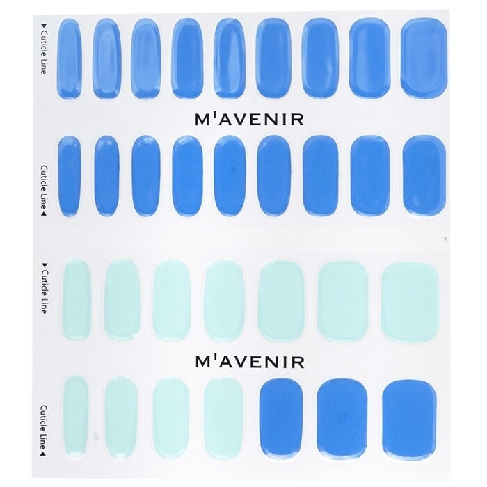 Mavenir - Nail Sticker (Blue) -  Washing Blue Jean Nail(32pcs) Image 2